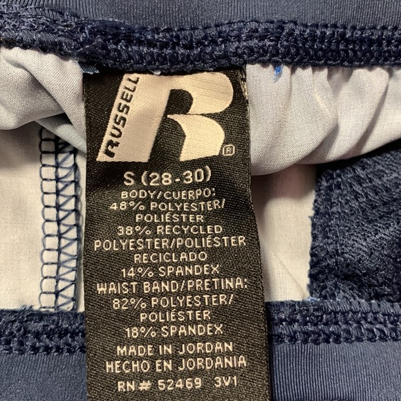 Russell men’s 9”inseam woven shorts blue size S - Picture 8 of 9